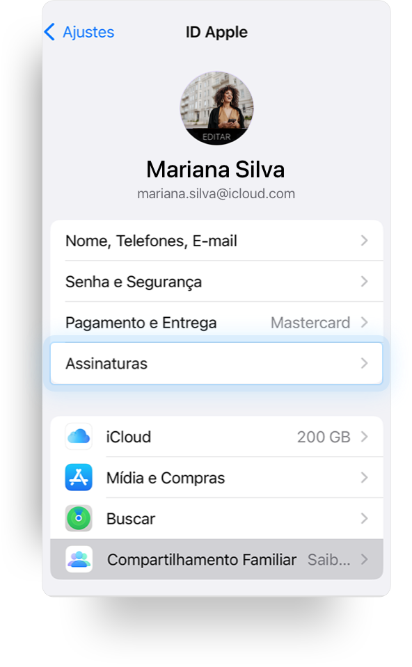 Contratação de plano iCasei pela App Store