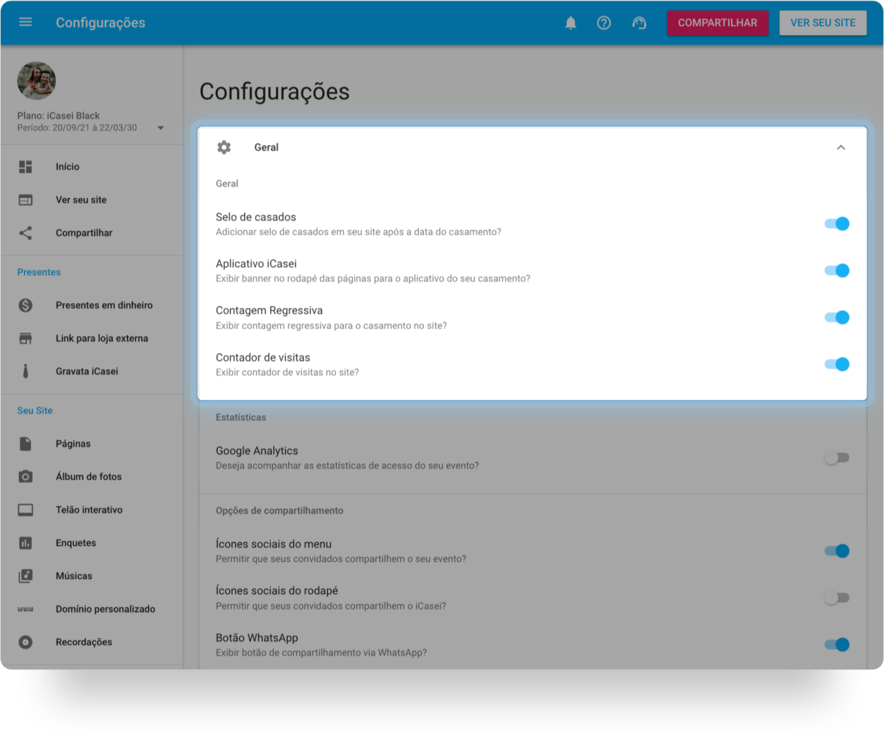 Configurações gerais do site de casamento.png