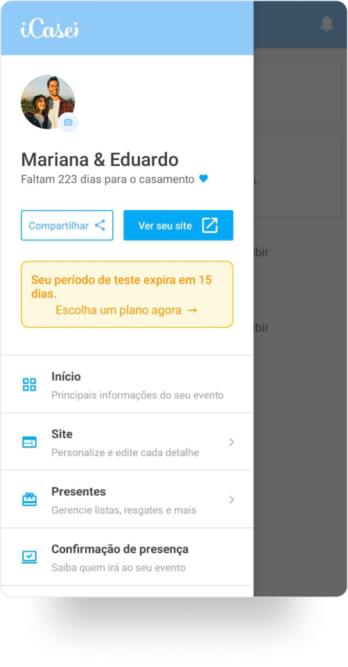 Contratação de plano iCasei pela Google Play