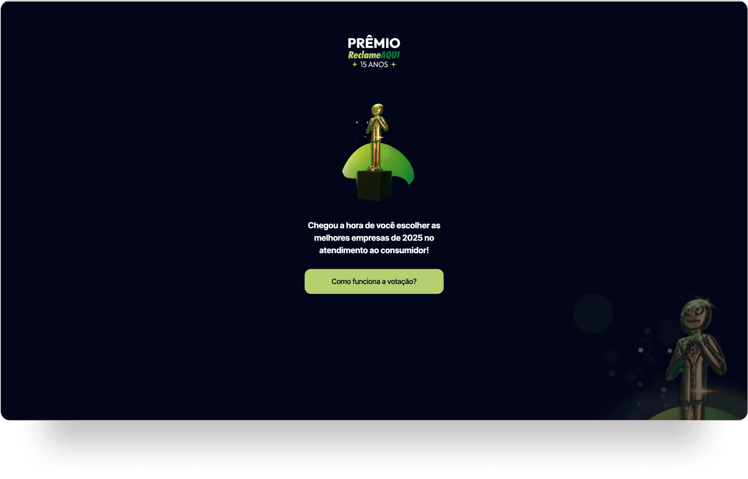 Votação Prêmio Reclame AQUI