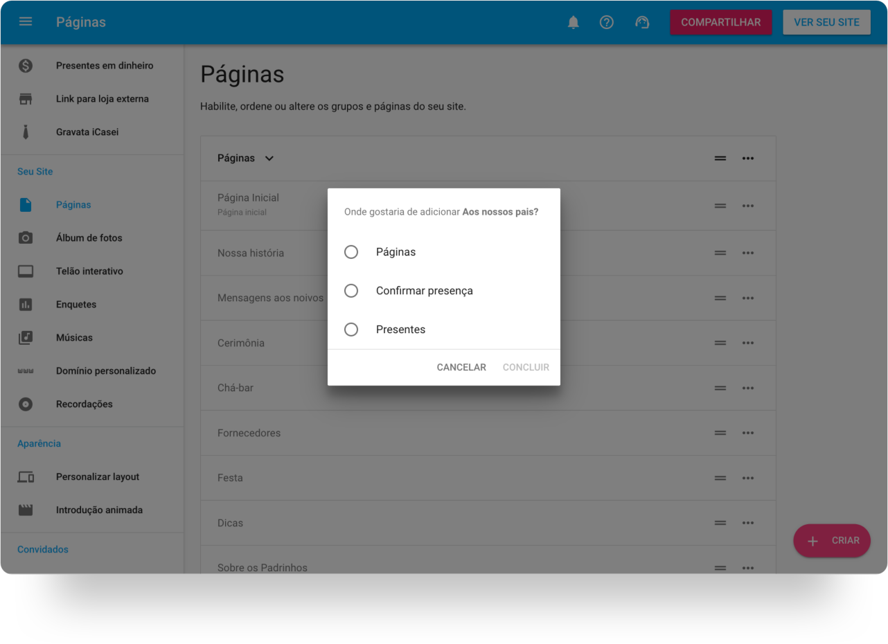 Criar páginas site iCasei.png